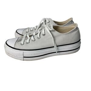 Converse Chuck Taylor All Star Lift Low 560251F Women's 8 Shoes Gray Sneakers